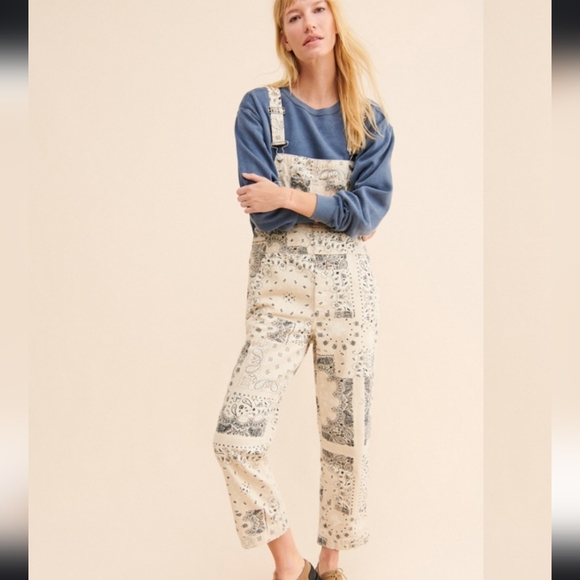 Free people boyfriend printed over all - Picture 3 of 13